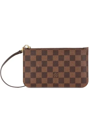LOUIS VUITTON Dames, Pre-owned, Bruin, Maat: ONE Size Zijde
