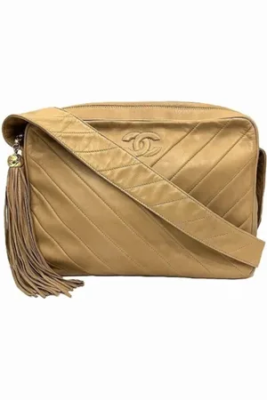 CHANEL Dames, Pre-owned, , Maat: ONE Size Leer