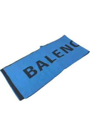 Balenciaga Dames, Pre-owned, Blauw, Maat: ONE Size Wol