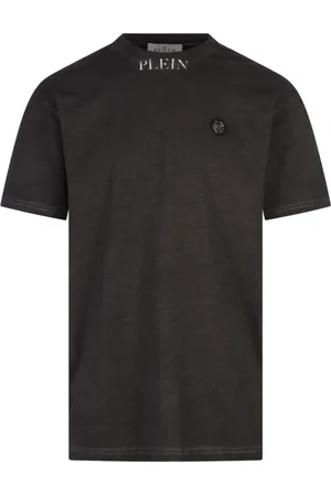 Philipp Plein Heren, Tops, Zwart, Maat: M Katoen