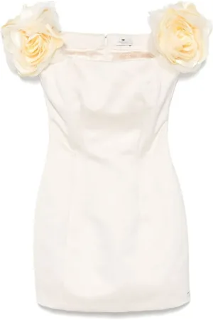 Elisabetta Franchi Dames, Jurken, Geel, Maat: L