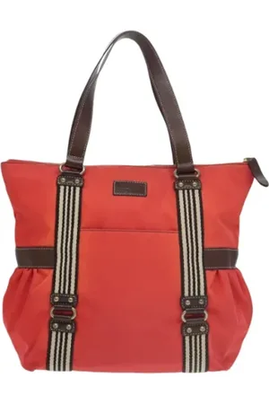 Burberry Dames, Pre-owned, Rood, Maat: ONE Size Synthetisch
