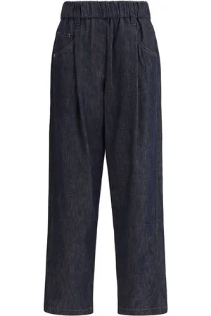 Brunello Cucinelli Dames, Jeans, Grijs, Maat: XS