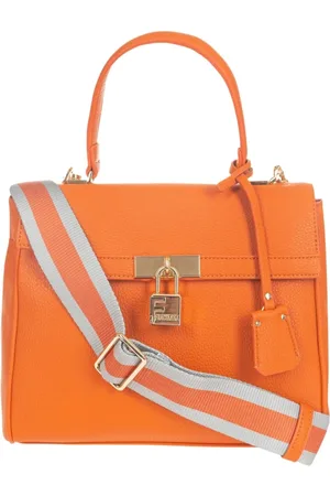 Fracomina Dames, Tassen, Oranje, Maat: ONE Size Leer