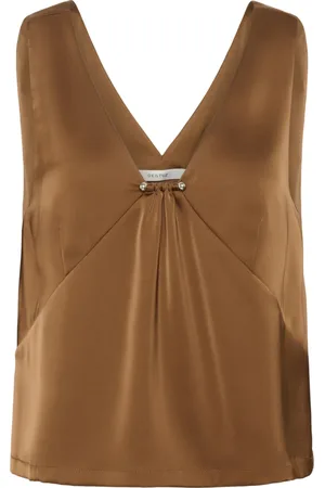 Gestuz Dames, Tops, Bruin, Maat: XL Poliester