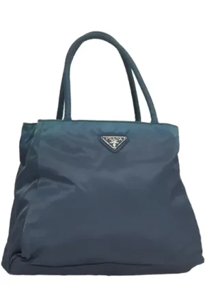 Prada Dames, Pre-owned, Blauw, Maat: ONE Size Nylon