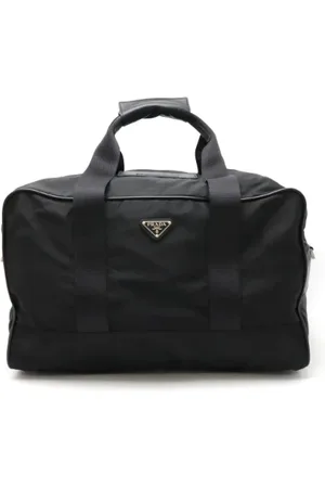 Prada Heren, Pre-owned, Zwart, Maat: ONE Size Leer