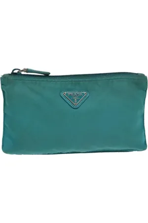 Prada Dames, Pre-owned, Blauw, Maat: ONE Size Nylon