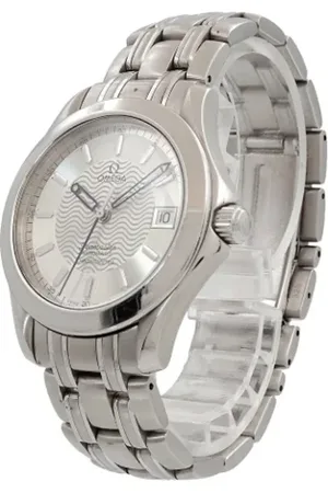 Omega Heren, Pre-owned, Grijs, Maat: ONE Size Zijde