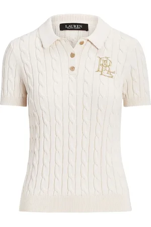Ralph Lauren Dames, Truien, Wit, Maat: S Katoen