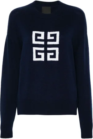 Givenchy Dames, Truien, Blauw, Maat: S Kasjmier