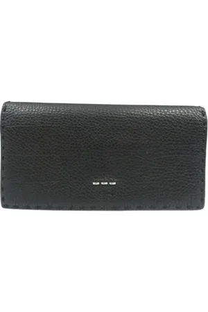 Fendi Heren, Pre-owned, Zwart, Maat: ONE Size Leer