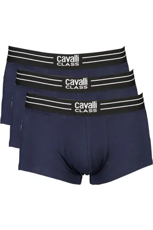 Roberto Cavalli Heren, Ondergoed, Blauw, Maat: S Katoen