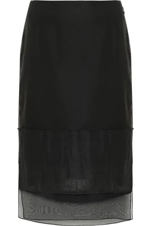 Khaite Dames, Rokken, Zwart, Maat: XS Zijde