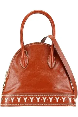Saint Laurent Dames, Pre-owned, Bruin, Maat: ONE Size Leer