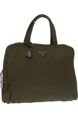 Prada Dames, Pre-owned, Groen, Maat: ONE Size Nylon