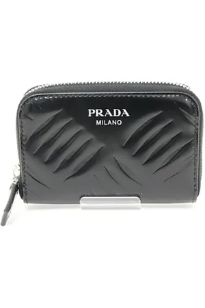 Prada Dames, Pre-owned, Zwart, Maat: ONE Size Leer