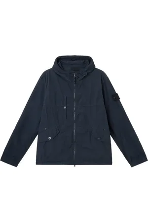 Stone Island Heren, Jassen, Blauw, Maat: XL Nylon