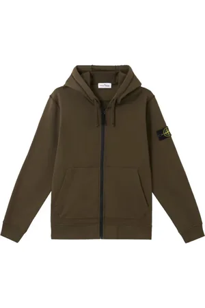 Stone Island Heren, Sweatshirts & Hoodies, Bruin, Maat: L Katoen