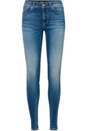 VERO MODA Dames, Jeans, Blauw, Maat: S