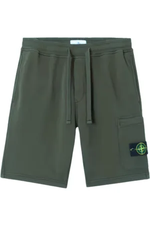 Stone Island Heren, Korte broeken, Groen, Maat: M Fleece