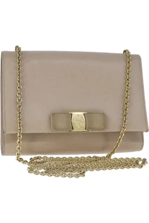 Salvatore Ferragamo Dames, Pre-owned, , Maat: ONE Size Leer
