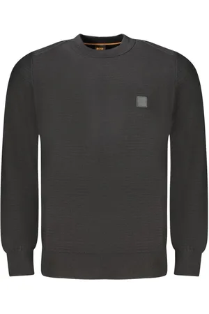 HUGO BOSS Heren, Sweatshirts & Hoodies, Zwart, Maat: L Katoen