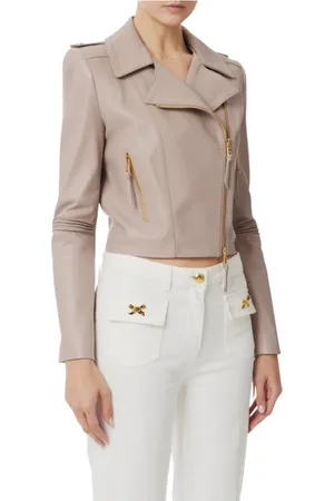 Elisabetta Franchi Dames, Jassen, Grijs, Maat: S