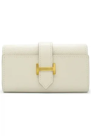 Hermès Dames, Pre-owned, Wit, Maat: ONE Size Leer