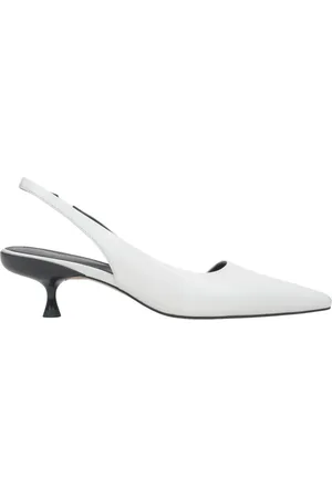 Estro Dames, Schoenen, Wit, Maat: 39 EU Leer