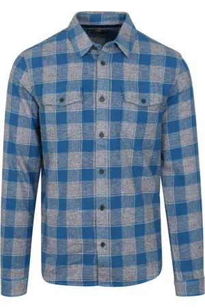 Petrol Industries Heren, Overhemden, Blauw, Maat: XL
