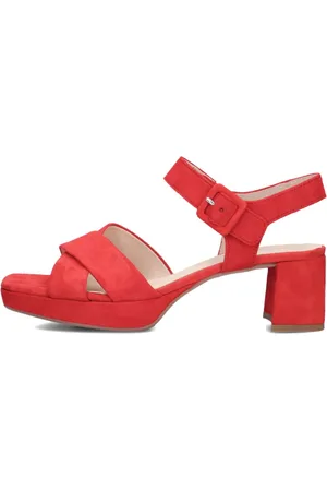 Gabor Dames, Schoenen, Rood, Maat: 42 EU Linnen
