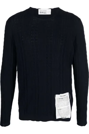 BALLANTYNE Heren, Sweatshirts & Hoodies, Blauw, Maat: L