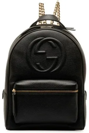 Gucci Dames, Pre-owned, Zwart, Maat: ONE Size Leer