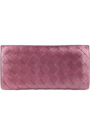 Bottega Veneta Unisex, Pre-owned, Rood, Maat: ONE Size Leer
