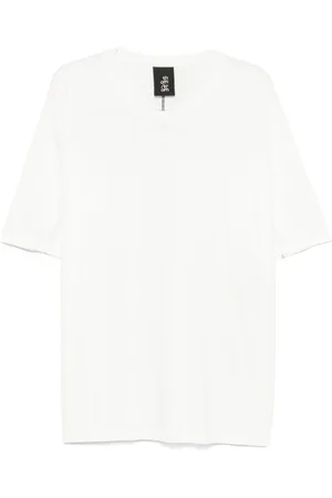 THOM KROM Heren, Tops, Wit, Maat: L