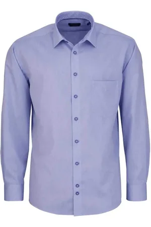 Hatico Heren, Overhemden, Blauw, Maat: 2XL