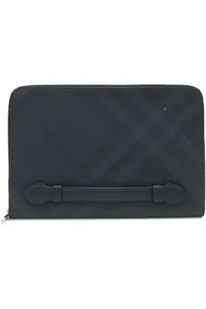 Burberry Dames, Pre-owned, Zwart, Maat: ONE Size Leer