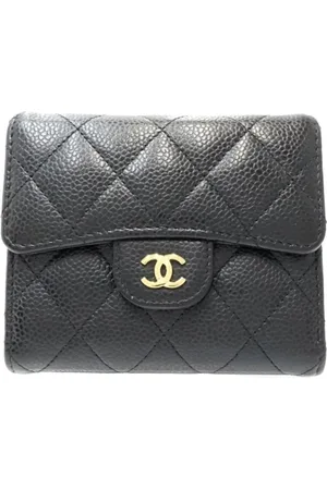 CHANEL Dames, Pre-owned, Zwart, Maat: ONE Size Leer