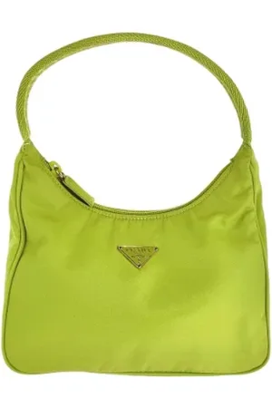 Prada Dames, Pre-owned, Groen, Maat: ONE Size Nylon