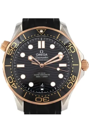 Omega Heren, Pre-owned, Zwart, Maat: ONE Size