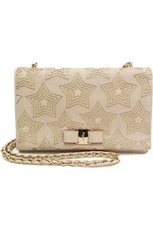 Salvatore Ferragamo Dames, Pre-owned, , Maat: ONE Size Leer