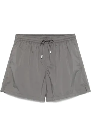 FEDELI Heren, Badkleding, Grijs, Maat: L Poliester