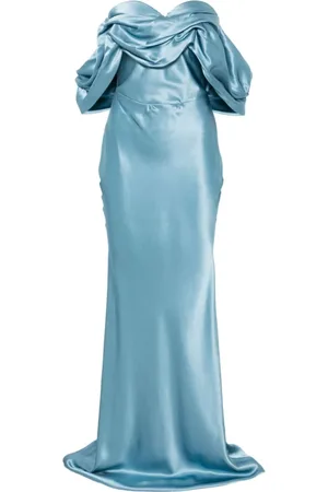 GIUSEPPE DI MORABITO Dames, Jurken, Blauw, Maat: S Zijde