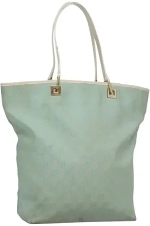 Gucci Dames, Pre-owned, Groen, Maat: ONE Size Leer