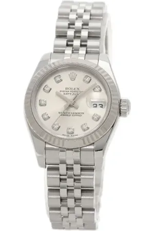 Rolex Dames, Pre-owned, Wit, Maat: ONE Size