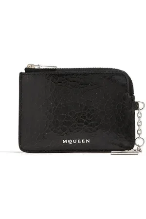 Alexander McQueen Heren, Accessoires, Zwart, Maat: ONE Size Leer