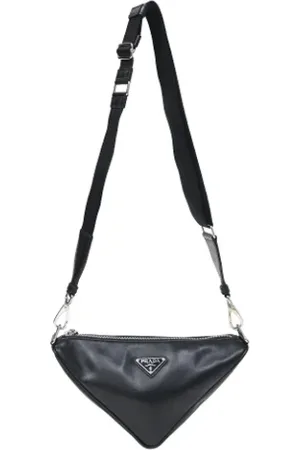 Prada Dames, Pre-owned, Zwart, Maat: ONE Size Leer