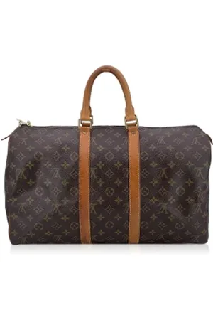 LOUIS VUITTON Dames, Pre-owned, Bruin, Maat: ONE Size Katoen