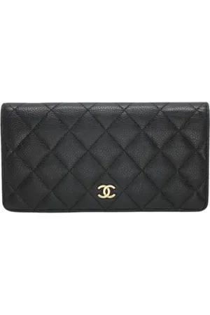 CHANEL Dames, Pre-owned, Zwart, Maat: ONE Size Leer